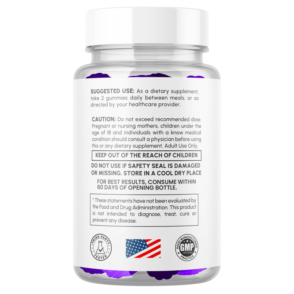 Elite XL Boost Gummies for Men, EliteXL Boost Male Performance Gummys with Natural Ingredients, Advanced Elite XLBoost Men's Performance Support Formula Chewable Multivitamin Supplement (60 Gummies)