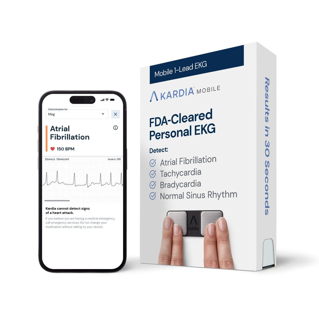 KardiaMobile 1-Lead EKG Monitor, Detects Normal AFib & Arrhythmias, HSA&FSA