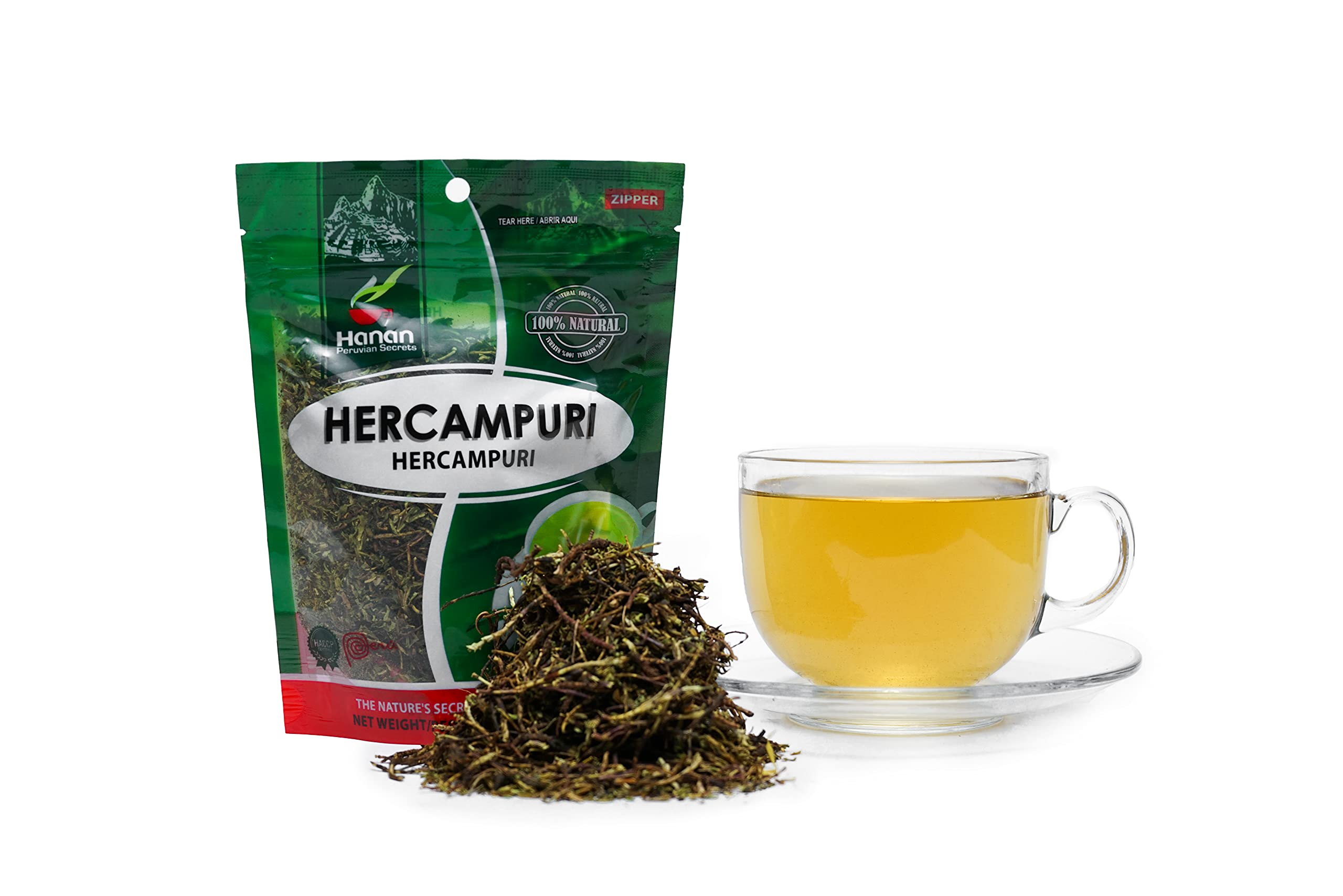 Hanan Peruvian Secrets Hercampuri| 100% Natural Gentianella Alborosea| 1.41oz / 40g | Natural Detox Aid| Promotes Healthy Cholesterol Levels (6 Pack)