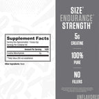 RYSE Creatine Monohydrate Powder - Unflavored - Supports Men & Women Lean Muscle Growth, Strength, Power, and Endurance - Helps Reduce Fatigue and Improve Workout Recovery - 60 Servings