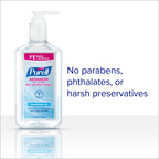 PURELL Advanced Hand Sanitizer Refreshing Gel, Clean Scent, 12 fl oz Pump Bottle (Pack of 12) - 3659-12