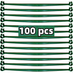 100Pcs Stake Arms for Tomato Cage, 11.8 inch Tomato Stake Connectors, Expandable Support Trellis Connectors for 11mm Stakes for Garden Climbing Plants Vegetables