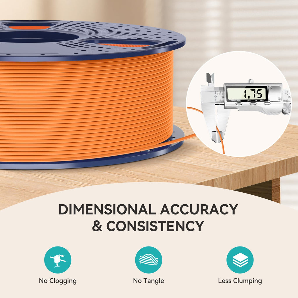 SUNLU 2KG Bundle PLA Matte 1.75mm, Matte Surface 3D Printer Filament