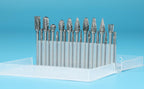 20 Pcs Carbide Burr Bits 1/8" Shank Compatible with Dremel Milwaukee Metal Grinding Wood Stone Steel Carving Cutting Engraving Grinder Kit Attachment Rotary Tool Accessories Set Harder Than Diamond