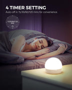 GOEBLESON Rechargeable Light Bulbs with Remote Control 2 Packs, Battery Operated Light Bulbs with Timer & 3 Color Temperature, Detachable Wireless LED Bulb for Lamp, E26 Base, Non-Hardwired, W01YBP206
