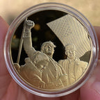 Donald Trump Assassinated Coins Shooting Medal Trump Fighting for America Challenge Coin 2025-2029 (5 Pieces Gold-Gold)