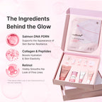 medicube Starter Kit PDRN Glow Essentials, Mini 5-Step Skincare Travel Set