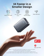 Anker Nano Power Bank, 45W 10,000mAh Portable Charger, iPhone Battery Pack