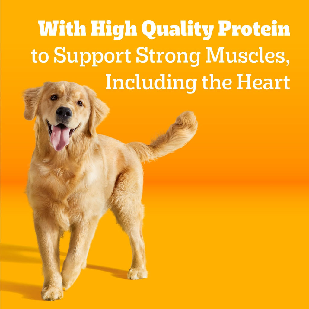 Pedigree High Protein Adult Dry Dog Food, Beef and Lamb, 18 lb