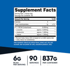 Nutricost BCAA Powder (Watermelon, 90 Serv) - Optimal 2:1:1 Ratio