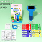 Odatay Microscope for Kids with 12 Slides, 100X-1000X 1080P Digital Handheld Kids Microscope, Mini Portable Pocket Miniscope Science Toys Gifts for 3+ 4 5 6 7 8 9 10 11 12 Year Old Boys Girls, Blue