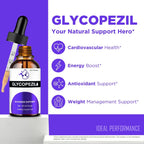 Glycopezil Drops, Official Glycopezil Blood Support Supplement Droppers - Maximum Strength, All Natural Healthy Circulation and Stable Levels, Advanced Glycopezil Health Support Reviews (5 Pack)