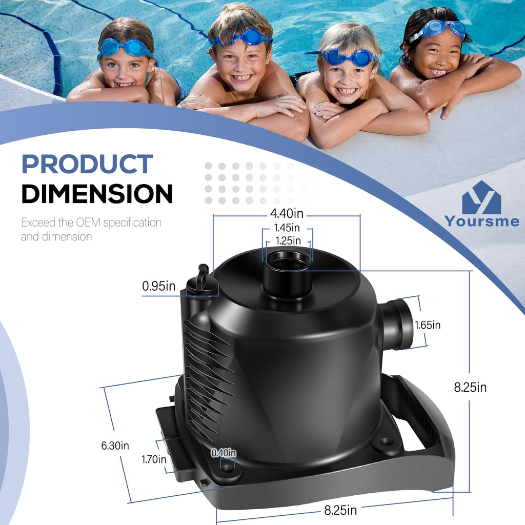 Upgraded R0723100 Pool Pump Body Replacement for Zodiac & Polaris PB4SQ Booster Pump Housing Body