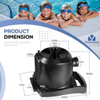 Upgraded R0723100 Pool Pump Body Replacement for Zodiac & Polaris PB4SQ Booster Pump Housing Body