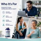 L-Carnosine 600mg Capsules, Premium Carnosine Supplement for Cellular Rejuvenation & Brain Support, Advanced L Carnosine Supplement for Antioxidant Defense & Muscle Recovery, 120 Capsules