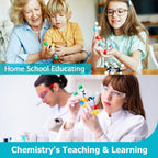 YCHOULEK Molecular Model Kit, 240 Pcs Organic Molecular Chemistry Set, Atom Element Model Kit for Lessons in Chemistry, Molecular Structures Building kit, Ochem Science Gift for Teachers and Students