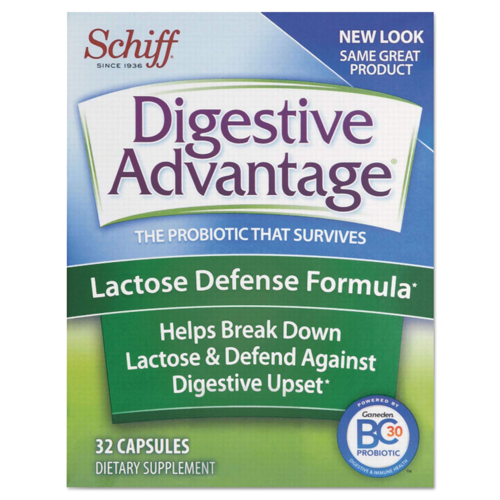 Digestive Advantage Lactose Defense Formula, 32 Capsules