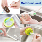 STREALE Ice Machine Cleaner Kit - 30Pack Ice Maker Cleaner Tablets - 10Pcs Pipe & Crevice Brush Set - Commercial & Portable Countertop Icemaker Cleaning Solution