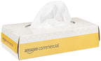 AmazonCommercial 2-Ply White Facial Tissue, Flat Box, FSC Certified, Unscented, 3000 Count (30 Packs of 100), 8 x 8 Sheet