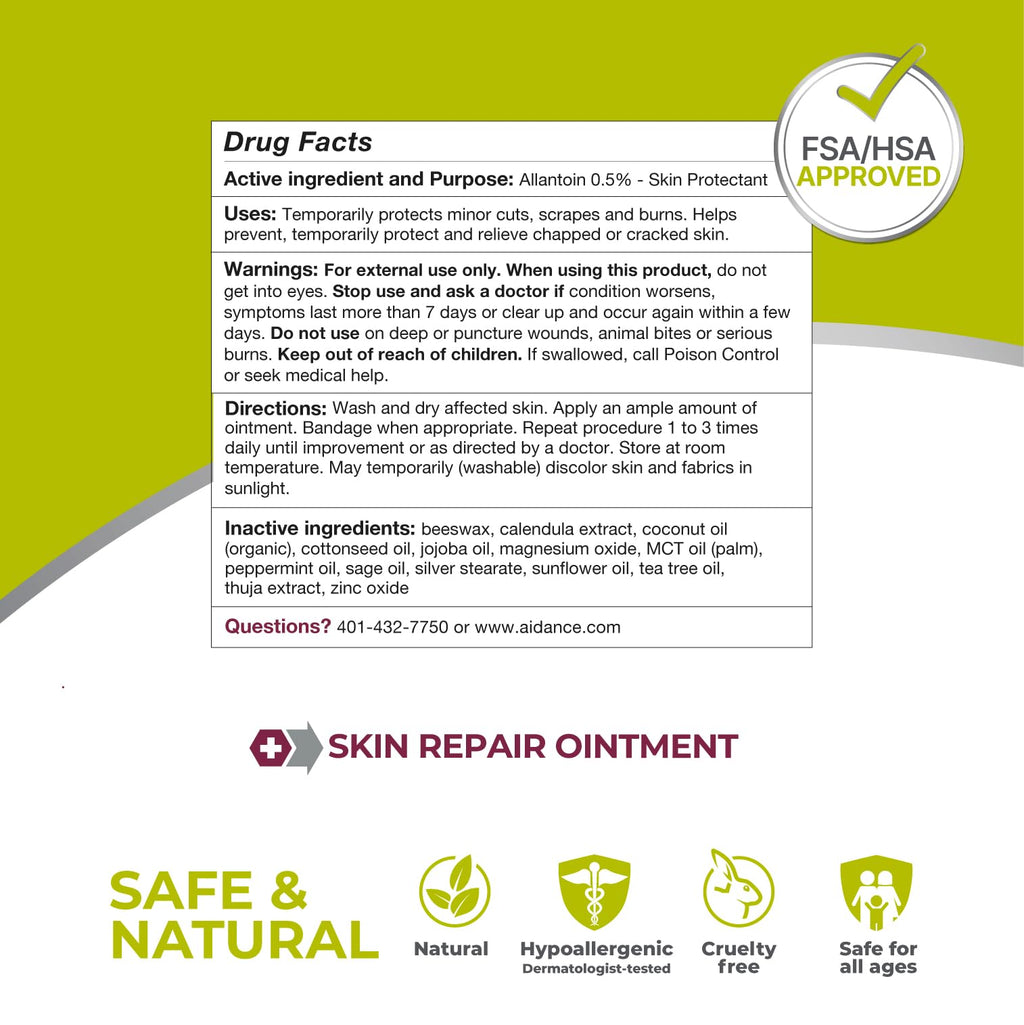 terrasil Skin Repair for Angular Cheilitis, Folliculitis, Impetigo, Lichen Sclerosus, Boils, Pitted Keratolysis, Fast Relief & Supports Healing. Dermatologist Tested & Hypoallergenic Approved (1oz)