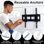 Heavy Duty Drywall Anchor Bolts with 1/4"-20 Fastener Suitable for TV Mounting Hollow Wall Anchor Bolt Screw Kit Supports Up to 270 lbs Each on 1/2 Inch Drywall Pack of 20