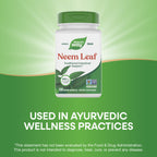 Nature's Way Neem Leaf Capsules,Traditional Intestinal Support*,Used in Ayurveda,950 mg per 2-Capsule Serving,Non-GMO Project Verified,Vegan,(Packaging May Vary),100 Count (Pack of 2)