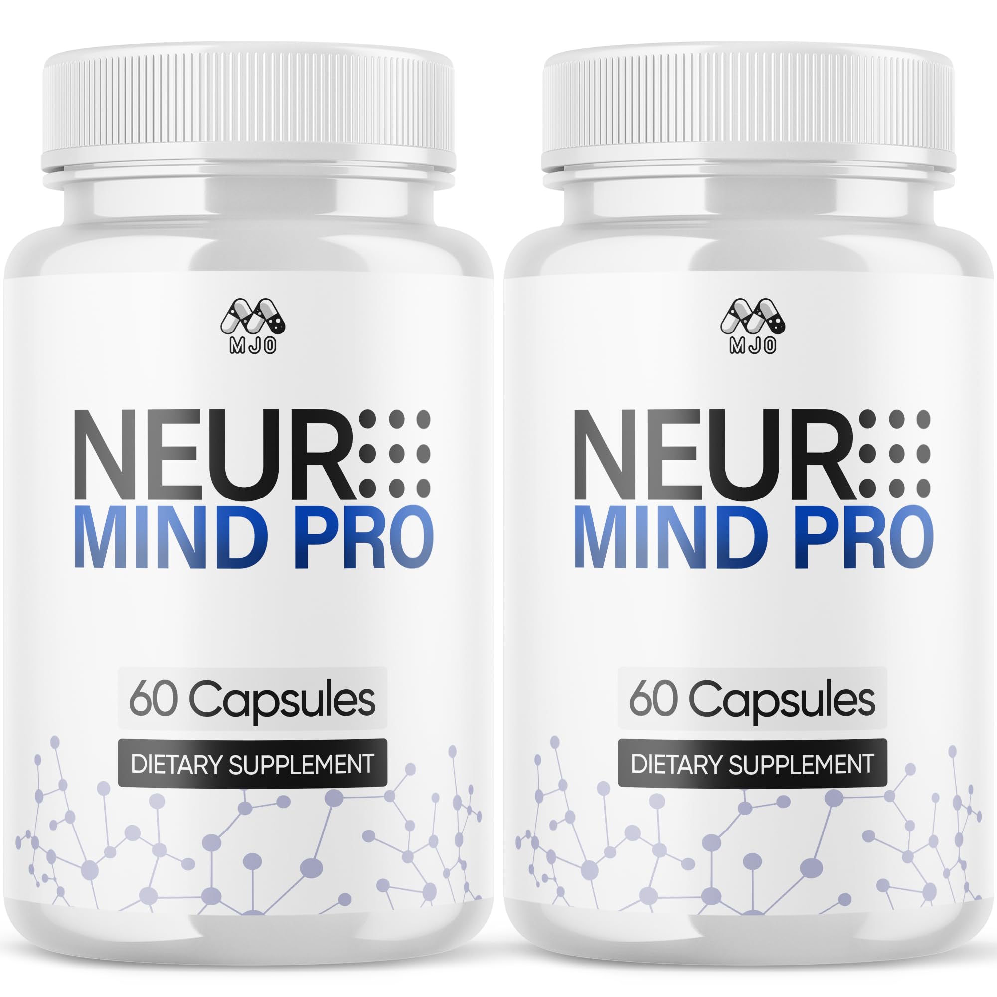 (2 Pack) Neuro Mind Pro Capsules, Official NeuroMind Pro Brain Health Pills with All Natural Ingredients, Brain Health and Wellness Supplement with Premium Vitamins for Women and Men (120 Capsules)