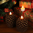 Wondise Flameless Candles with 6H Timer Battery Operated