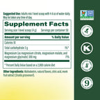 MegaFood Relax + Calm Magnesium Powder - Highly Absorbable Magnesium Glycinate, Citrate & Malate - Without 9 Food Allergens - BlackBerry Hibiscus Oasis - 7.05 Oz (50 Servings)