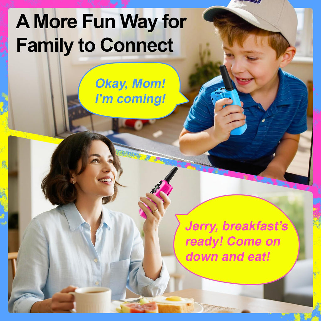 Walkie Talkies for Kids Games Outdoor Toys for 3-12 Year Old Boys Girls
