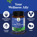 Saw Palmetto for Men with Beta Sitosterol - Saw Palmetto Extract Prostate Support Supplement for Men's Health & Better Bladder Control Plus Restoring Hair Supplement for Hair Health for Men - 60ct