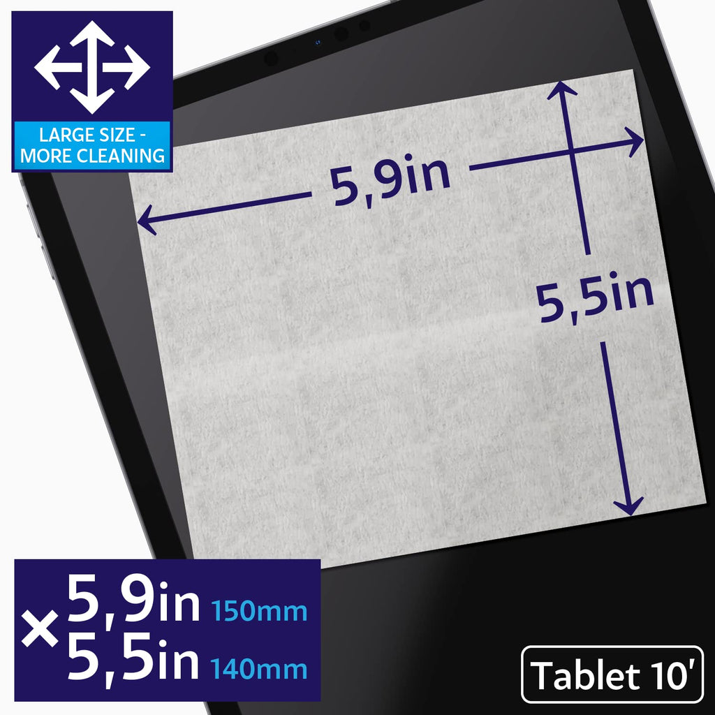 Glasses Wipes Lens Cleaner - Lens Wipes for Eyeglasses - 600 Pre-moistened Individually Wrapped Wipes for Eye Glasses, Electronics, Phone, Computer, Laptop Screen - Camera Lens Cleaner - Made in EU