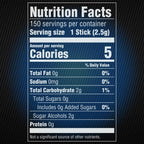 5 GUM Peppermint Cobalt Sugar Free Chewing Gum, Bulk, 15 Sticks, 10 Pack