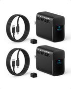 Anker 45W USB C Charger Block, 2-Pack Type C Charger Fast Charging