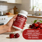 GoodGrove Tart Cherry Extract Capsules, Tart Cherry Capsules, 60 Count