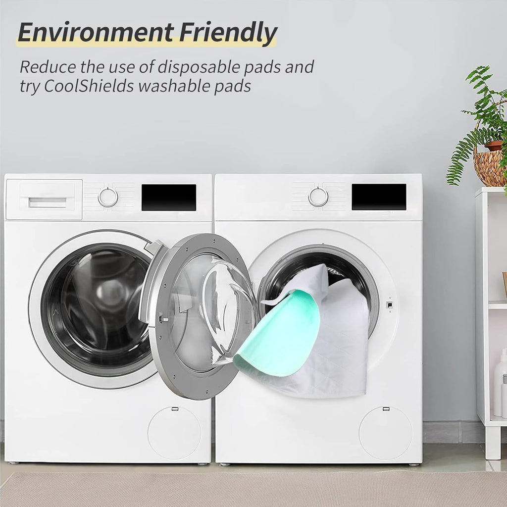 CoolShields Waterproof Bed Pads Incontinence Washable Reusable Bedwetting Mattress Protector Pad for Kids, Adults, Elderly, and Pets 34'' x 72'' (1 Pack)