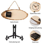 BeauGift Dad Gifts, Wooden Clock Birthday Gifts for Daddy from Daughter Son