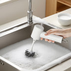 MEFELF Electric Spin Scrubber - Cordless Handheld Cleaning Brush with 2 Speeds & 4 Brush Heads, Rechargeable 1500mAh Battery for Kitchen Sink, Bathroom Tile, Stovetop, Glass, Car Detailing