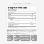 Humann SuperBeets Heart Chews, Beet Root Powder Support Energy Supplement, Nitric Oxide and Blood Pressure Support, Grape Seed Extract & Non-GMO, Heart Health, Pomegranate Berry Flavor, 180 Count