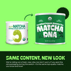 Matcha DNA Organic Matcha Powder - XXL 16oz TIN – Matcha Green Tea - USDA Organic Gluten-Free Vegan, Unsweetened No Additives - Everyday Green Macha Powder Tea for Lattes, Smoothies, Baking & Recipes