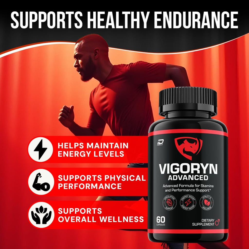 Vigoryn Advanced Formula Supplement, Vigoryn Pills for Men Reviews, 2 Pack, 120 Capsules