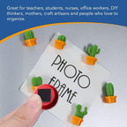 DIYMAG Magnets with Adhesive Backing, 70P Flexible Fridge Magnetic Dots