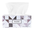 Plush Facial Tissues 130 Per Box Size 7" X 6.9" 2 Ply,Soft, Smooth, Great for Bathroom, Office, Store, School,Home, Kitchen, Or in Your Car & in Every Room (Family pack Pack of 30, 3900 Tissues total)