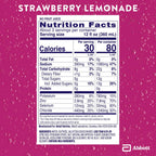 Pedialyte AdvancedCare Electrolyte Solution Has PreActivPrebiotics | Hydration Drink | Strawberry Lemonade, 1 Liter, Pack of 4