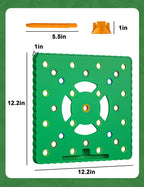 Seed Spacer Tool for Square Foot Gardening Grid and Raised Bed Planting Kit