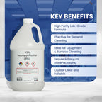 High Impact 99% Isopropyl Alcohol (IPA) Gallon - Made in The USA - Pack of 2-128 fl oz Each