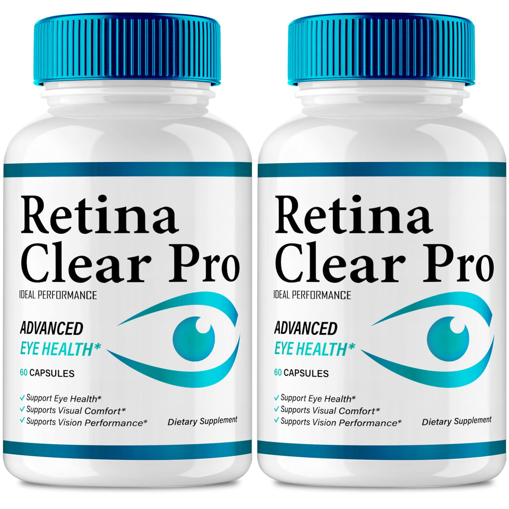 Retina Clear Eye Supplement - Retina Clear for Eyes Capsules - Maximum Strength, Advanced Formula All Natural Visual Wellness, RetinaClear Pro Reviews (2 Pack)