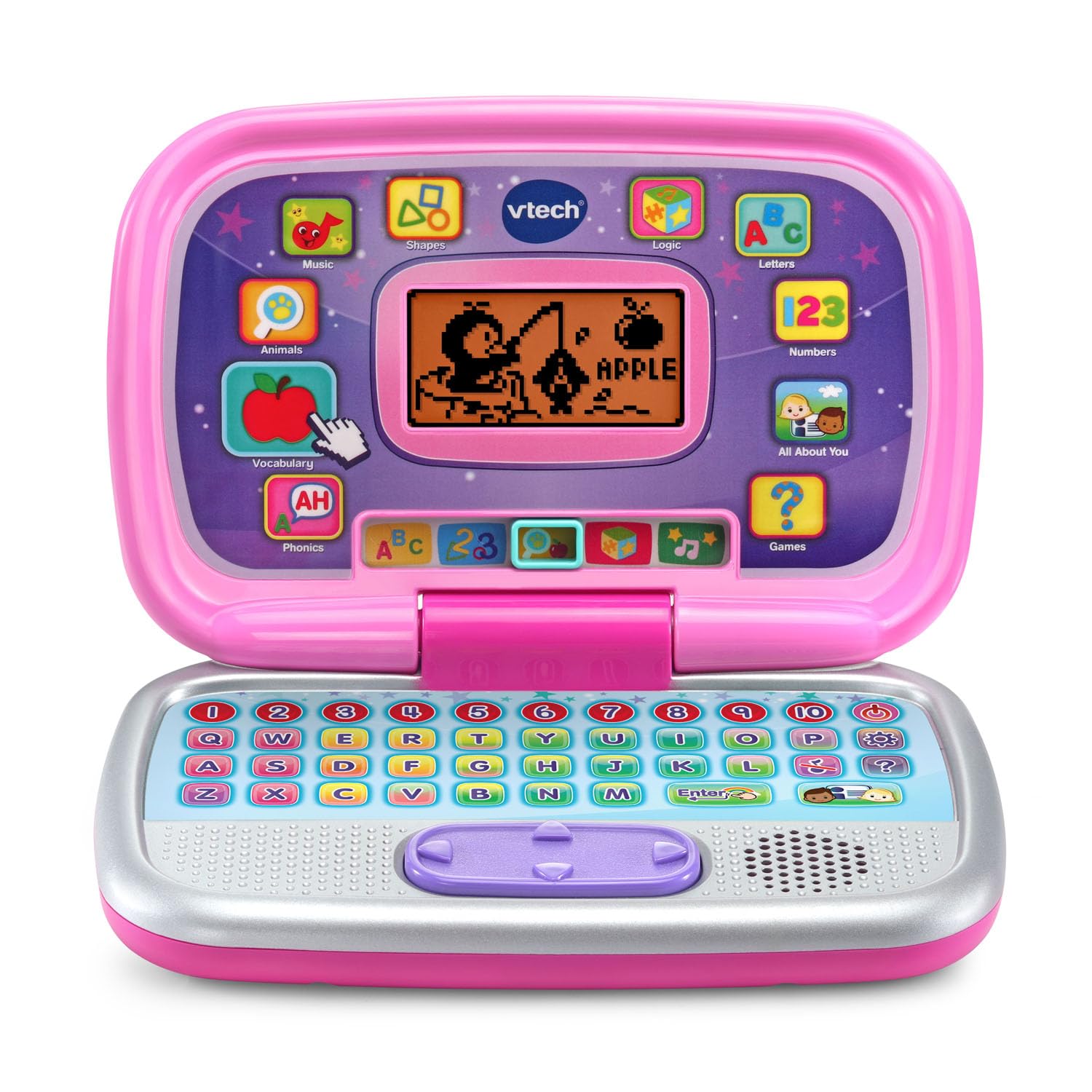 VTech Play Smart Preschool Laptop, Pink