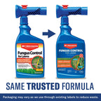 BioAdvanced Fungus Control for Lawns - Ready-to-Spray - Cures and Prevents Lawn Diseases - Up to 1 Month Protection - Covers 5,000 Square Feet - 32 fl oz Bottle