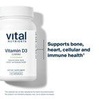 Vital Nutrients Vitamin D 2000 IU - Vitamin D3 Supplement - Healthy Bones, Teeth, Muscles*- Cellular & Immune Function - Calcium Absorption - Gluten, Dairy and Soy Free - 90 Capsules